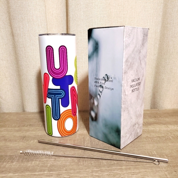 Private Listing Custom Tumbler 20oz Skinny Hot/Cold Sublimated NIB - Picture 4 of 5